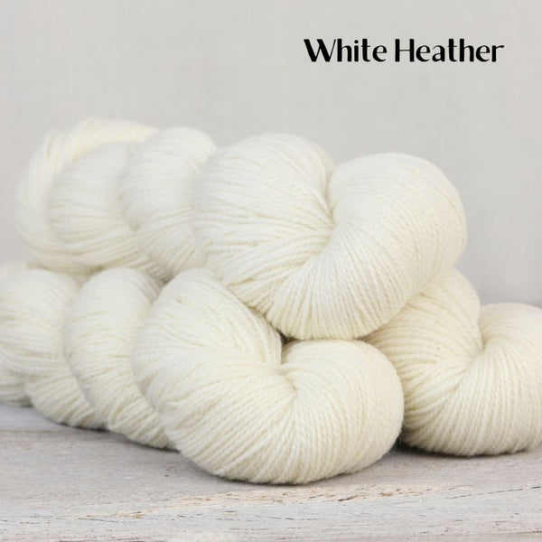 The Fibre Company Amble Yarn in the color White Heather