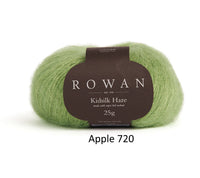 Rowan Kidsilk Haze Yarn in the color Apple 720
