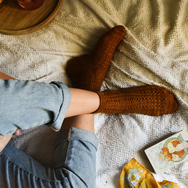 Bear Mountain Socks by Pip & Pin Collective