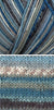 Adriafil Calzasocks Sock Yarn in the color 175 blues grays
