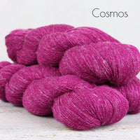 The Fibre Company Meadow Yarn in the color Cosmos (pink)