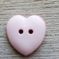 Pink Heart button 15mm