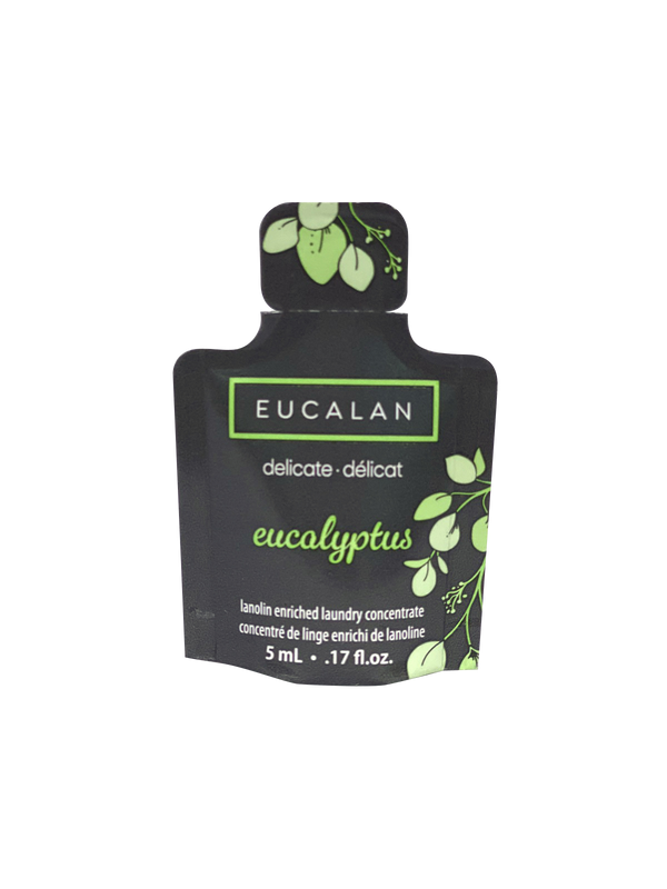 Eucalan single use pod int he scent eucalyptus