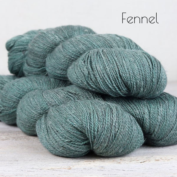 The Fibre Company Meadow Yarn in the color Fennel (green)