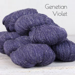 The Fibre Company Meadow Yarn in the color Genetian Violet