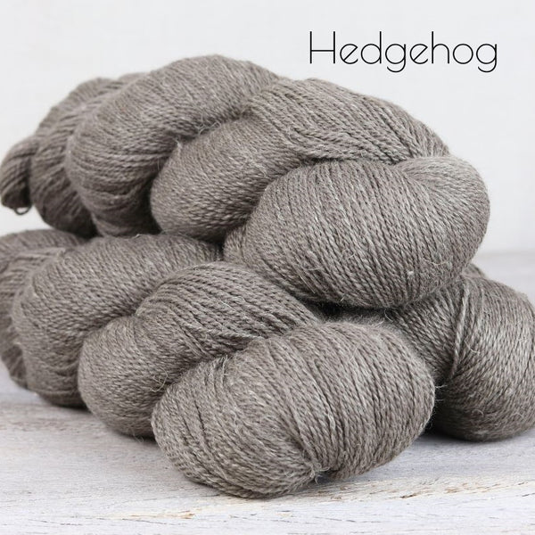 The Fibre Company Meadow Yarn in the color Hedghog (grey brown)