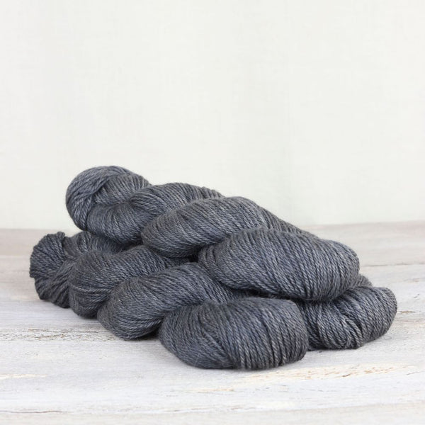 The Fibre Co. Road to China Light yarn in the color Hematite