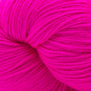 Cascade Heritage fingering/sock yarn in the color Highlighter Pink 5772