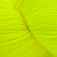 Cascade Heritage fingering/sock yarn in the color Highlighter Yellow
