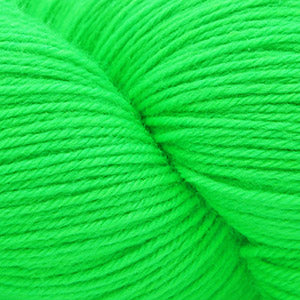 Cascade Heritage fingering/sock yarn in the color Highlighter Green 5775