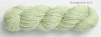 Blue Sky Fibers Organic Worsted Cotton in the color Honeydew 602 (very light green)
