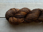 Madelinetosh Tosh Merino Light Yarn in the color Coffee grounds