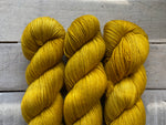 Dream in color smooshy with cashmere yarn in the color Amber Glass