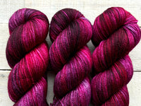 Dream in Color Smooshy with cashmere in color Wineberry