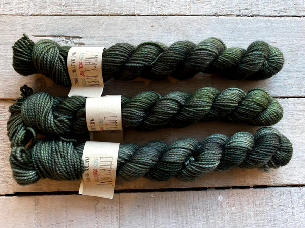 Emma's Yarn Practically Perfect Smalls in the color Kale