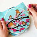 Spring Birds Embroidery Kit