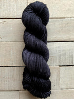 Madelinetosh Tosh Vintage Yarn in the color Dirty Panther