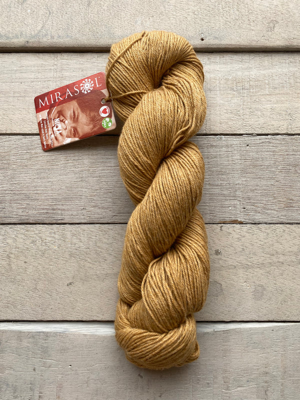 Mirasol Nieva yarn in the color Goldenrod 04