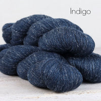 The Fibre Company Meadow Yarn in the color Indigo