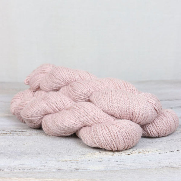 The Fibre Co. Road to China Light yarn in the color Morganite, dusty pink