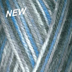 Plymouth Encore Worsted Colorspun Yarn in the color Blues 8002