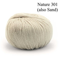 Pascuali Cumbria yarn in the color Nature 310 also called Sand
