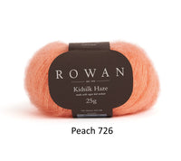 Rowan Kidsilk Haze Yarn in the color Peach 726