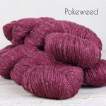 The Fibre Company Meadow Yarn in the color Pokeweed (red)