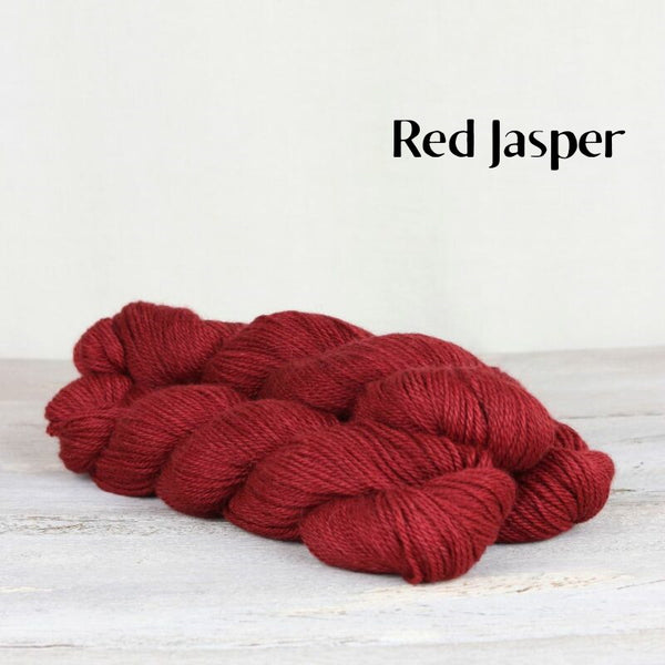 The Fibre Co. Road to China Light yarn in the color Red jasper