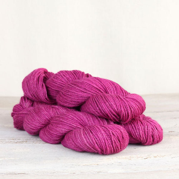 The Fibre Co. Road to China Light yarn in the color Rhodolite