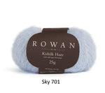 Rowan Kidsilk Haze Yarn in the color Sky 701