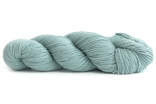 Hikoo Sueño yarn in the color Silver Sage 1196