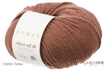 Rowan Alpaca Soft Dk in the color Toffee 203