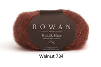 Rowan Kidsilk Haze Yarn in the color Walnut 734