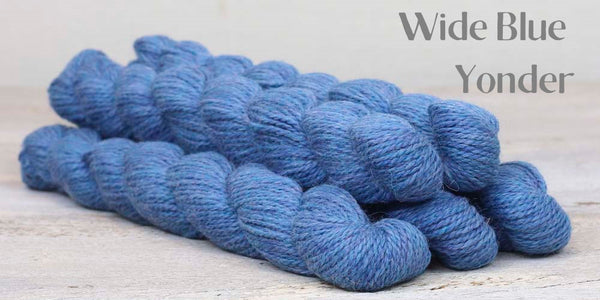 The Fibre Company Amble Yarn Mini Skein in the color Wide Blue Yonder