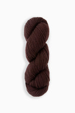 Woolfolk Tynd yarn in color number 39 (burgandy)