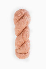 Woolfolk Tynd yarn in color number 35 light copper