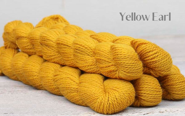 The Fibre Company Amble Yarn Mini Skein in the color Yellow Earl