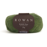 Rowan Kidsilk Haze Yarn in the color Olive 721