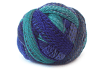Zauberball Crazy Yarn in the color 1511 (blues and greens)