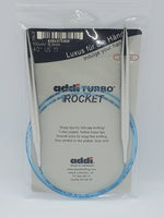 addi turbo rocket knitting needle 40 inch circular size US 11