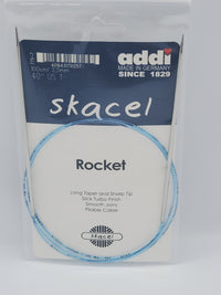 addi turbo rocket knitting needle 40 inch circular size US 1
