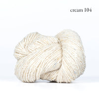 Kelbourne Woolens Lucky Tweed Yarn in the color Cream