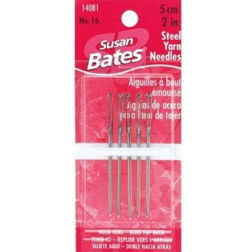 Susan Bates 2 inch Yarn Needle 5/Pkg