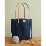 image of artifact knitting bag in the color Navy