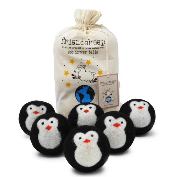 Wool Eco Dryer Balls - Penguins