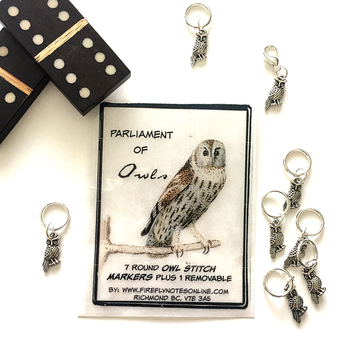 Owl Stitch Markers Pack