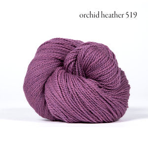 Kelbourne Woolens Scout Yarn in the color Orchid Heather