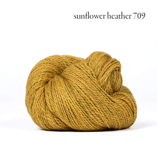 Kelbourne Woolens Scout Yarn in the color Sunflower Heather