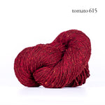 Kelbourne Woolens Lucky Tweed Yarn in the color Tomato